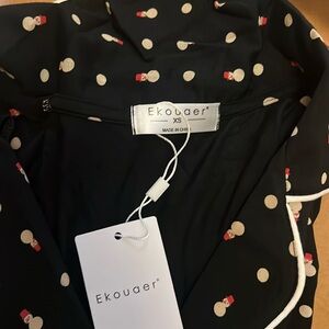 Silky long sleeve pajama set NWT